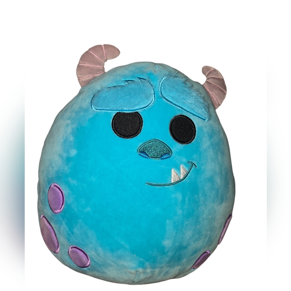 Squishmallows Disney Monster's Inc Sulley Soft Plush Pillow Toy Turquoise 12"